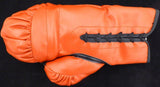 MIKE TYSON AUTOGRAPHED RED EVERLAST BOXING GLOVE LH SIGNED IN BLACK TRISTAR STOCK #128296