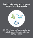 McAfee Internet Security, 3 Device, Antivirus Software, Password Manager, 1 Year Subscription- [Download Code]- 2020 Ready