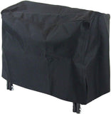 2-Foot Firewood Log Rack Cover, Outdoor Waterproof Heavy Duty Wood Cover, Black