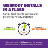 Webroot Internet Security Complete with Antivirus Protection – 2019 Software | 5 Device | 1 Year Subscription | Mac Download
