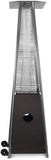 HLDSO1-WGTHG Pyramid Patio Propane Heater w/Wheels, 87 Inches, Hammered Bronze