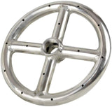 6" Round Fire Pit Burner Ring, 304 Series Stainless Steel, BTU 88,000 Max