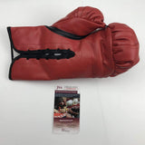 Autographed/Signed Roy Jones Jr. Red Everlast Boxing Glove JSA COA Auto