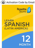 Rosetta Stone: Learn Spanish (Latin America) for 12 months on iOS, Android, PC, and Mac [Activation Code by Email]