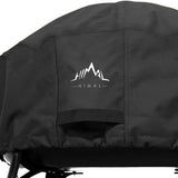 Fire Pit Cover- Heavy Duty Waterproof 600D Polyster with Thick PVC Coating, Black