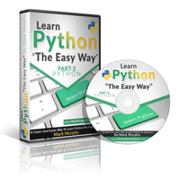 Learn Python Tutorial For Beginners Course. DVD | Python Programming For Beginners Training. Learning Python Just Got Easier.