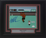 Mike Tyson Signed Framed Boxing 8x10 Punch Out Photo JSA