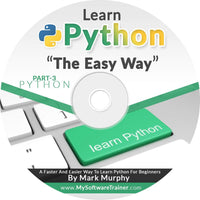 Learn Python Tutorial For Beginners Course. DVD | Python Programming For Beginners Training. Learning Python Just Got Easier.