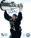 Ed Belfour Autographed Autographed Signed 8x10 Hockey Photo Memorabilia Certified with WCA Dual Authentication Holograms and COA