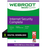 Webroot Internet Security Complete with Antivirus Protection – 2019 Software | 5 Device | 1 Year Subscription | Mac Download