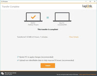 Laplink Software PCmover Ultimate 11 | Moves Your Applications, Files and Settings from an Old PC To a New PC. | Includes Ethernet Cable | 1 Use