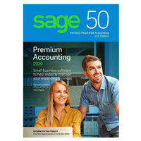 Sage Software Sage 50 Premium Accounting 2020 U.S. 2-User (2-Users)