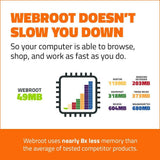 Webroot Internet Security Plus with Antivirus Protection – 2019 Software | 3 Device | 1 Year Subscription | Mac Download