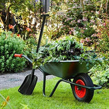 43" / 47" Retractable Snow Shovel, Aluminium Alloy Snow Sand Mud Removal Tool