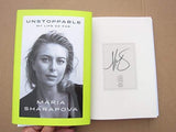 Maria Sharapova Wimbledon Grand Slam Champion signed book Unstoppable: My Life So Far