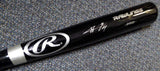 KETEL MARTE AUTOGRAPHED BLACK RAWLINGS BAT ARIZONA DIAMONDBACKS MCS HOLO