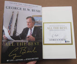 President George HW Bush 41 signed Book All The Best BAS Beckett COA Auth