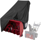 Snow Thrower Cover-Heavy Duty Polyester,Waterproof,UV Protection,Universal Size, BLACK