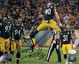 TJ Watt Autographed/Signed Pittsburgh Steelers 8x10 Photo JSA