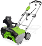 Greenworks 20-Inch 13 Amp Corded Snow Thrower 2600502