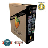 Fl Studio 20 Signature Edition Academic Student/Teacher Boxed includes Free Wireless Earbuds - Stereo Bluetooth In-ear and 1 Year Everything Music