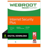 Webroot Internet Security Plus with Antivirus Protection – 2019 Software | 3 Device | 1 Year Subscription | Mac Download