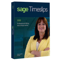 Sage Software Timeslips 2020 Time and Billing 1-User
