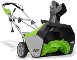 Greenworks 20-Inch 13 Amp Corded Snow Thrower 2600502