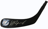 Nikita Kucherov Autographed Tampa Bay Lightning Logo Stick Blade W/PROOF, Picture of Nikita Signing For Us, Tampa Bay Lightning, Team Russia, AllStar