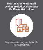 McAfee AntiVirus Plus, 10 Device, Internet Security Software, 1 Year Subscription- [Key card]- 2020 Ready