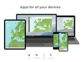 TunnelBear VPN|Wifi and Internet Privacy|5 Devices|Unlimited Data|1 Year [PC Online code]