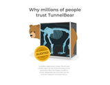 TunnelBear VPN|Wifi and Internet Privacy|5 Devices|Unlimited Data|1 Year [PC Online code]
