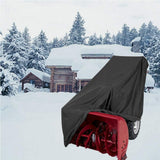 Snow Thrower Cover-Heavy Duty Polyester,Waterproof,UV Protection,Universal Size, BLACK