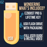 Total Security Antivirus Software for Windows 2019 - Virus Protection, Removal, Scanner with PC Optimizer Tune Up Tools - USB by EzaLink