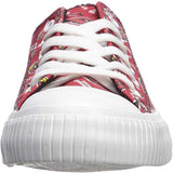 FOCO NFL Womens Low Top Repeat Print Canvas Shoes-Arizona Cardinals