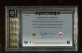 Kirby Puckett Autographed Signed 2003 Ud Sweet Spot Classics Auto Blue Ink Twins Beckett Authentic Bgs 9.5