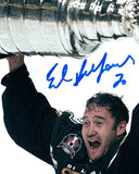 Ed Belfour Autographed Autographed Signed 8x10 Hockey Photo Memorabilia Certified with WCA Dual Authentication Holograms and COA