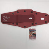 Autographed/Signed Ric Flair Red Toy Replica WWE Wrestling Championship Title Belt