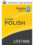 Rosetta Stone: Learn Polish with Lifetime Access on iOS, Android, PC, and Mac [Activation Code by Email]