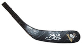 Sidney Crosby Autographed Pittsburgh Penguins Logo Stick Blade W/PROOF, Picture of Sidney Signing For Us, Pittsburgh Penguins, Team Canada, Olympics