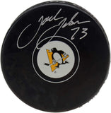 Jack Johnson Pittsburgh Penguins Autographed Hockey Puck - Fanatics Authentic Certified - Autographed NHL Pucks