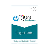 HP Instant Ink Business $20 Prepaid Card, use to enroll in 100, 300, 500 or 700 page plan (3YN94AN)