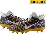 Ben Roethlisberger Pittsburgh Steelers Autographed Game-Used #7 Black, White and Yellow Cleats
