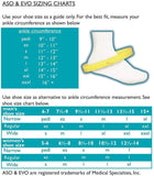 Med Spec ASO Ankle Stabilizer, white