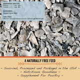 Cluckin' Good Oyster Shell Supplement for Chickens and Ducks - Flaked - 4-lbs