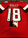 ATLANTA FALCONS CALVIN RIDLEY AUTOGRAPHED SIGNED JERSEY GTSM HOLO