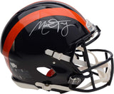 Mitchell Trubisky Chicago Bears Autographed Riddell Throwback 1936 Speed Authentic Helmet - Fanatics Authentic Certified