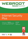 Webroot Internet Security Plus with Antivirus Protection – 2019 Software | 3 Device | 1 Year Subscription | PC/Mac CD with Keycard