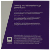 SQL Server Developer Edition 2014 English US Only DVD 1 Clt