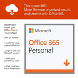 Microsoft Office 365 Personal | 12-month subscription, 1 person, PC/Mac Key Card